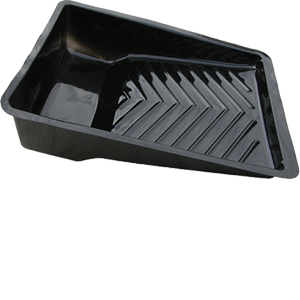 75 Black Plastic Deepwell Tray Liner Pack Of 50