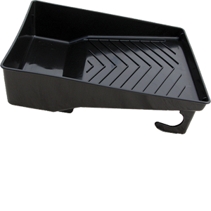 45 3 Quart Standard Deepwell Roller Tray - Black Pack Of 12