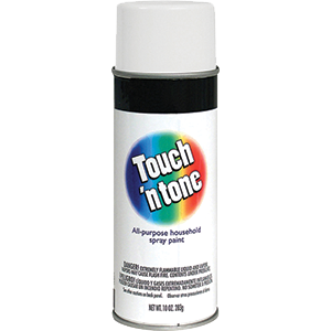 55280830 12 Oz. Flat White Touch N Tone Spray Paint