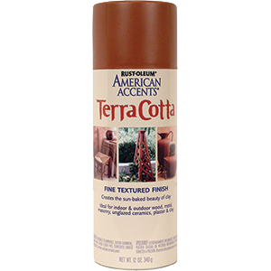 Corp 7905830 12 Oz. Clay Pot American Accents Terra Cotta Spray