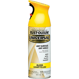 Corp 245213 12 Oz. Gloss Canary Yellow Universal Spray