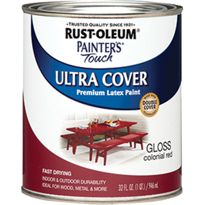 Corp 1964502 1 Quart, Gloss Colonial Red Painters Touch