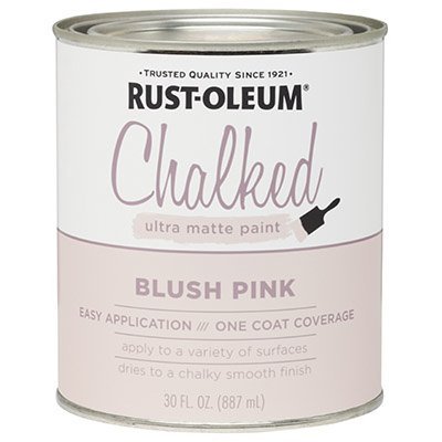 Rustoleum 285142 1 Quart, Blush Pink Chalked Paint