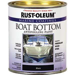 Corp 207012 1 Quart, Flat Black Boat Bottom Antifouling Marine Paint