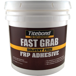 4054 4 Gallon, Light Brown Titebond Specifically Formulated Fast Grab Frp Adhesive