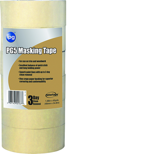 Pg-5 24 Mm. X 55 Yard Premium Pro Grade Masking Tape Bulk Pack Of 36