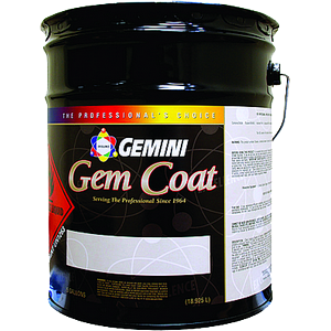 160-5 5 Gallon, Clear Water Lacquer Sealer Gem Coat