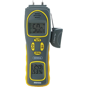 General Mmh800 4-in-1 Pin & Pad Moisture Meter With Humidity & Temperature Display