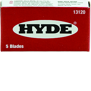 Hyde Mfg 13120 Razor Blades Single Edge 5 Pack - Pack Of 20