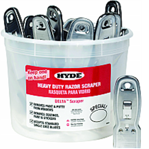 Hyde Mfg 49501 Bucket Of Glass Scrapers Bucket Pack Of 50