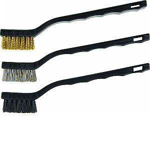 Hyde Mfg 46660 Mini Brushes Assorted - 3 Pack
