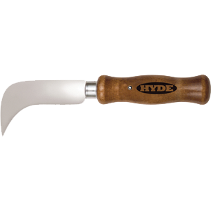Hyde Mfg 20610 3.5 In. Long Point Flooring Knife Fibre Finish Hardwood Handle - Pack Of 6