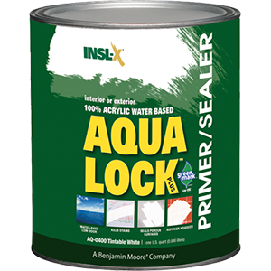 Aq 0400 White Aqualock Plus Water Base Primer Sealer Stain Killer - 1 Quart