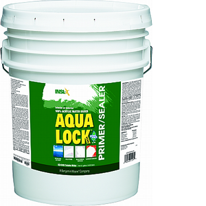 Aq 0400 White Aqualock Plus Water Base Primer Sealer Stain Killer - 5 Gallon