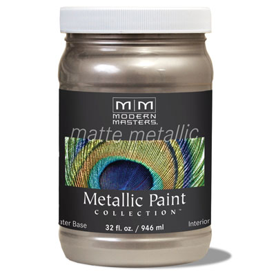 Mm221 1 Qt. Warm Silver Matte Metallic Paint