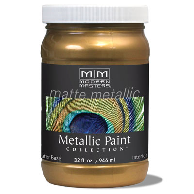 Mm289 1 Qt. Brass Matte Metallic Paint