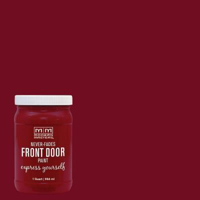 275268 Red Satin Front Door Paint Passionate