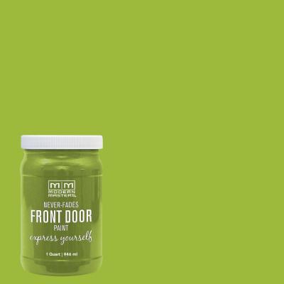 275275 Green Satin Front Door Paint Fortunate