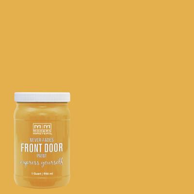 275281 Yellow Satin Front Door Paint Confident