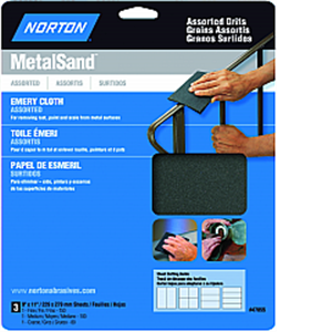 47855 9 X 11 In. Asst Metal Sanding Handy Pack, Pack - 3