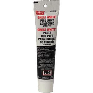 31229 1 Oz. Great White Pipe Joint Compound With Ptfe