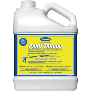 Cr.pt.p.41 Paint Thinner Plastic Bottle Multi-barrier - 1 Gallon, Pack Of 4