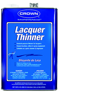 Crown Packaging CR.PLT.M.41 Premium Lacquer Thinner - 1 Gallon Pack of 4