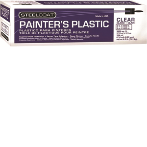 P9941-06 9 X 400 Ft., 0.31 Mil Steelcoat Painters Plastic