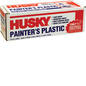 Poly America 070100h 8 Ft. 4 In. X 200 Ft., 0.7 Mil High Density Painters Poly Film