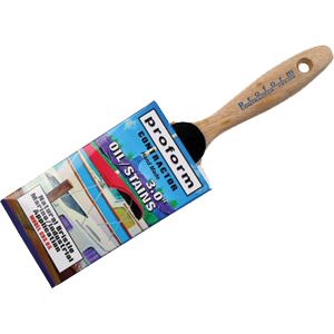 Cb3.0x 3 Contractor Straight Cut China White Bristle Brush With Beavertail Handle