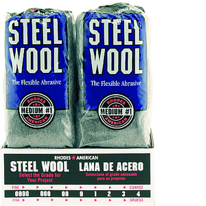Rhodes American 106604-06 No.1 Steel Wool Poly Sleeve - 16 Pad