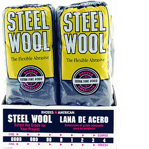 Rhodes American 106601-06 Steel Wool Poly Sleeve - 16 Pad