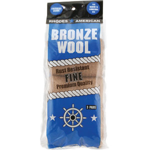 Rhodes American 123100 Fine Bronze Wool Poly Pack - 3 Pad