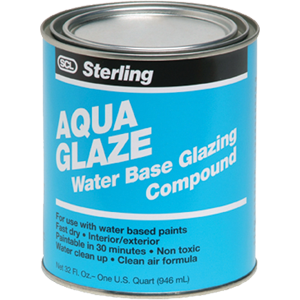 21004 Quart Aqua Glaze Water Base Glazing Compound