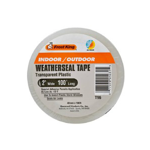 Thermwell T96h Frost King Clear Weatherseal Tape, 2 In. X 100 Ft.