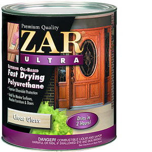 340 1 Quart, Gloss Zar Ultra Fast Drying Exterior Polyurethane