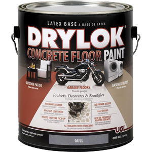 213 1 Gallon, Gull Latex Drylok Concrete Floor Paint