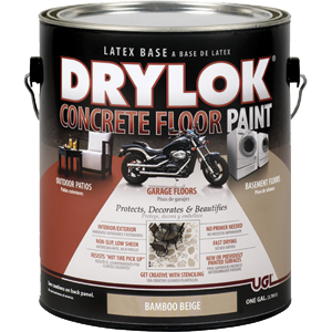 216 1 Gallon, Bamboo Beige Latex Drylok Concrete Floor Paint
