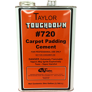 720-1 1 Gal. Tan Touchdown Flammable Pad Adhesive