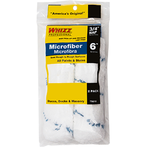 76018 6 X 0.75 In. Microfiber Blue Stripe Roller Cover, 2 Pack