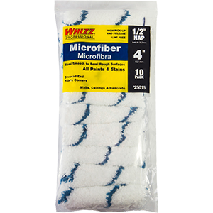 25015 4 X 0.5 In. Microfiber Blue Stripe Roller Cover, 10 Pack
