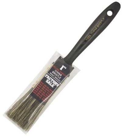 Z1101 1 In. Factory Sale Gray China Bristle Flat Paint Brush