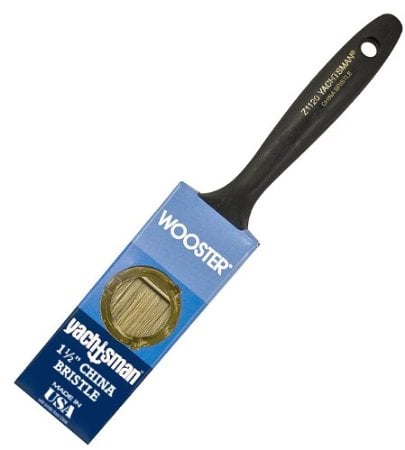 Z1120 1.5 In. Yachtsman White China Bristle Flat Paint Brush