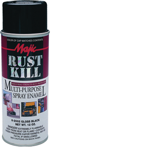 8-2001-8 12 Oz. Gloss White Rust Kill Enamel Spray
