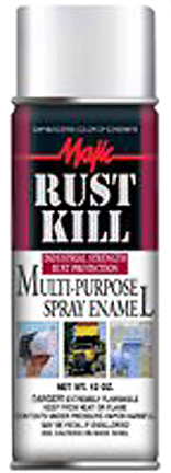 8-2002-8 12 Oz. Gloss Black Rust Kill Enamel Spray