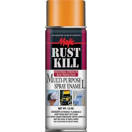 8-2005-8 12 Oz. Orange Rust Kill Enamel Spray