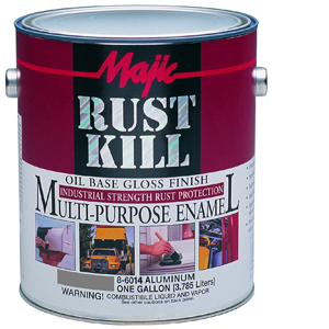 8-6012-4 0.5 Pint Matte White Rust Kill Enamel