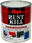 8-6013-4 0.5 Pint Matte Black Rust Kill Enamel