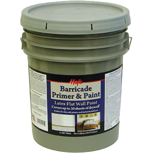 8-1091-5 5 Gallon White Barricade Primer And Paint