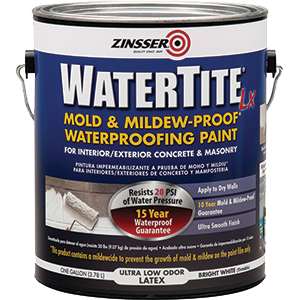 Company 270267 1 Gallon Watertite-lx Latex Waterproofing Paint 100 Voc